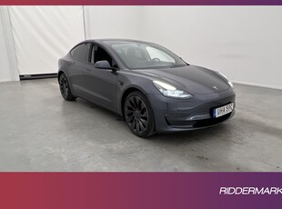 Tesla Model 3 Performance AWD Svensksåld Autopilot Panorama