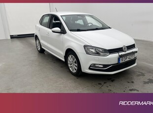 Volkswagen Polo 1.2 TSI 90hk Bluetooth Låg-skatt 0,47l/Mil