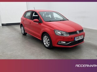 Volkswagen Polo 1.2 TSI 90hk Värmare Låg-skatt 0,47l/Mil