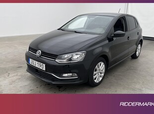 Volkswagen Polo TSI 90hk Bluetooth 0,47l/mil Låg-Årsskatt