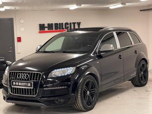 Audi Q7 3.0 TDI V6|quattro|TipTronic|S Line|7-sits|Drag