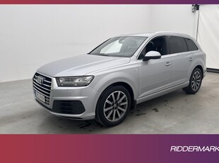 Audi Q7 Q 272hk S-Line 7-Sits Luft BOSE Värm Cockpit Matrix