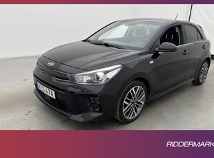 Kia Rio 1.0 120hk GT-Line Kamera CarPlay Rattvärme Halvskinn