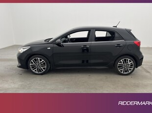 Kia Rio 1.0 120hk GT-Line Kamera Halvskinn CarPlay Rattvärme