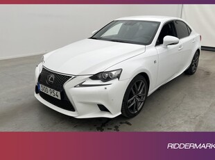 Lexus IS 250 V6 208hk F Sport M-Värmare Sensorer Rattvärme