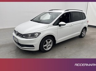 Volkswagen Touran 1.2 TSI 110hk 7-sits Kamera CarPlay Drag