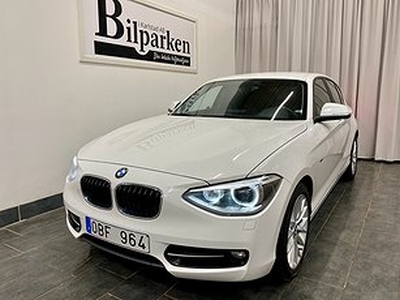 BMW 118 d 5-dörrars Steptronic Sport line Euro5 143hk / GPS