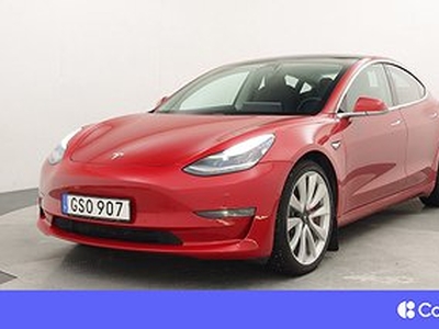 Tesla Model 3 Performance AWD Autopilot Pano V-hjul