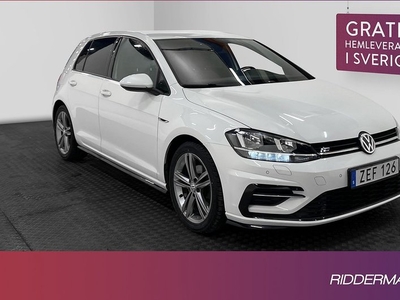 Volkswagen GolfTSI R-Line Carplay Sensorer Välservad 2018, Halvkombi