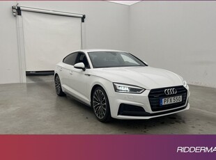 Audi A5Sportback Quattro S-Line Halvskinn Svart-Optik 2017, Sportkupé