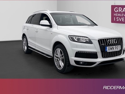 Audi Q73.0 TDI Q S-Line 7-sits Pano Navi B-kam Drag 2015, SUV