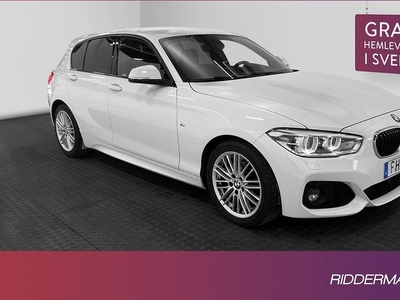 BMW 118i M Sport H K Navi Alcantara Dragkrok Välserv 2018, Halvkombi