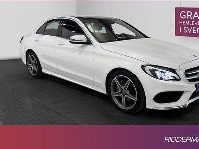 Mercedes C220Benz C 220 d 4M AMG Pano Burmester Navi Skinn Drag 2018, Sedan