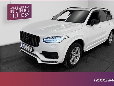 Volvo XC90D5 AWD R-Design 7-sits VOC Pano Luft 360 HUD Drag 2017, SUV