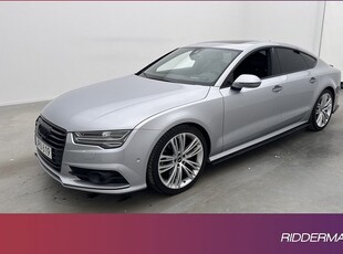 Audi A7V6 TDI Q S-Line D-Värm Pano BOSE Skinn Matrix 2016, Sportkupé