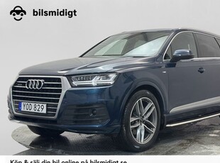 Audi Q73.0 TDI V6 Quattro S Line Sport Luftfj Drag 7-sits 2018, SUV