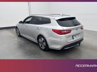 Kia Optima SW Plug in 205hk M&K-värm H/K Pano GPS Drag B-kam