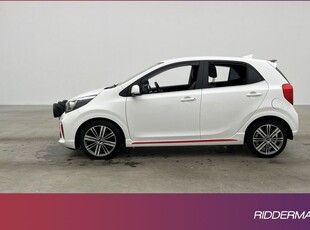 Kia Picanto1.0 T-GDI GT Line B-Kam P-Sensor Skinn 2018, Halvkombi