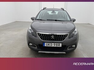 Peugeot 2008 1.2 83hk Allure Sensorer Halvskinn Farthållare