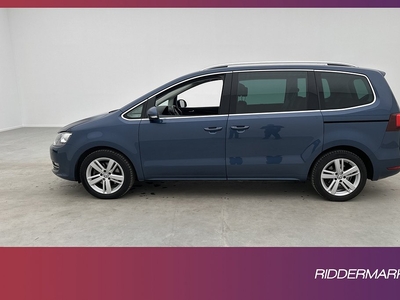 Volkswagen Sharan TDI 4M 184hk 7-Sits Premium Skinn Nav Drag