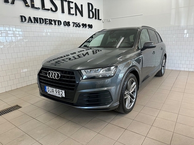 Audi Q7 3.0 TDI Quattro S-Line 7-Sits Drag Luftfjädring Svensksåld