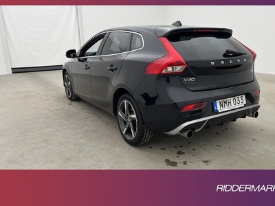 Volvo V40 T5 254hk R-Design Värmare Skinn Navi VOC Nyservad