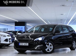 Peugeot 308SW 1.2 Allure Pano B-kamera Drag Värmare 2015, Halvkombi