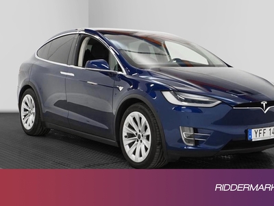 Tesla Model X 90D AWD Backkamera 6-Sits Navi FSD Drag Skinn