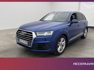 Audi Q7 TDI Q 218hk S-Line 7-Sit Cockpit Luft BOSE Värm Drag