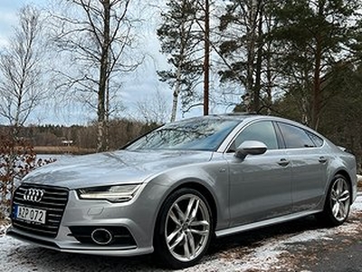 Audi A7 3.0 TDI V6 Q S Line Matrix Värmare Bose *Se Spec*