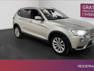 BMW X3xDrive30d Pano Navi Skinn Drag Välservad 2011, SUV