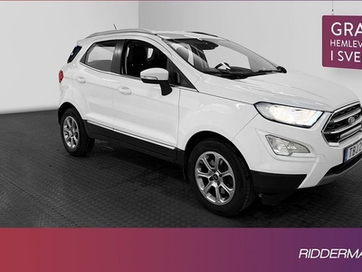 Ford Ecosport1.0 Titanium Plus B-kamera Halvskinn M-värme 2018, SUV