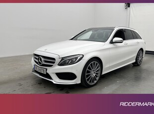 Mercedes-Benz C 220 T d 170hk AMG Pano Skinn Kamera Drag