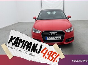 Audi A1Sportback 1.0 TFSI S-Line -Sou 2017, Halvkombi