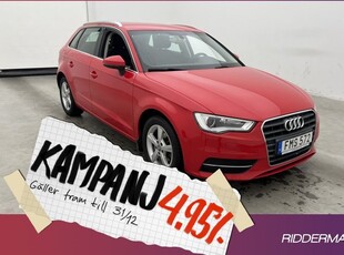 Audi A31.4 TFSI Sensorer Farthåll 2015, Halvkombi