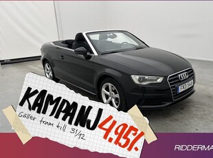 Audi A3Cabriolet 1.4 TFSI Sensorer Farthållare 2015, Halvkombi