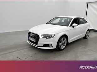 Audi A3SB 1.5 TFSI Proline Skinn Alcantara BT PDC 2018, Halvkombi