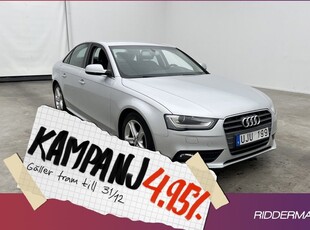 Audi A4Sedan TFSI Comfort Farthålla 2014, Sedan