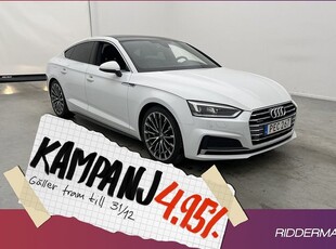 Audi A5SB TFSI Q S-Line Pano Halvskinn S 2017, Sportkupé