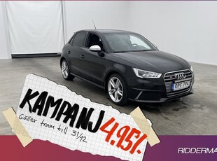 Audi S1Sportback Quattro Skinn Sensorer 2015, Halvkombi