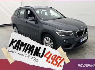 BMW X1xDrive20d Sport Line HiFi Rattvärme S 2016, SUV