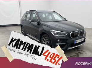 BMW X1xDrive20d xLine Skinn Sensorer Keyle 2017, SUV