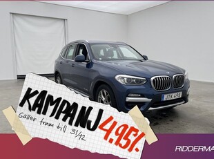 BMW X3xDrive20d X-Line Cockpit Sensorer Rattvär 2018, SUV