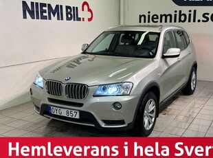 BMW X3xDrive30d Aut GPS HuD Kamera Drag Pano MoK S V-hjul 2011, SUV