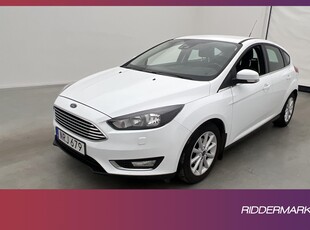 Ford Focus 1.0 EcoBoost 125hk Titanium Sensorer Farthållare