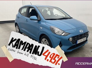 Hyundai i101.0 Essential Värmare CarPl 2020, Halvkombi