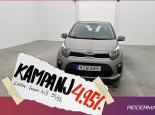 Kia Picanto1.0 MPI Advance Kamera Rattvärm 2019, Halvkombi