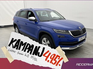 Skoda Kodiaq2.0 TDI 4x4 Scout 7-Sits D-Värm Co 2019, SUV