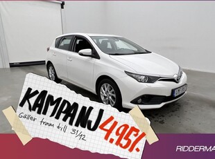 Toyota Auris1.2 Turbo Kamera Farthålla 2017, Halvkombi