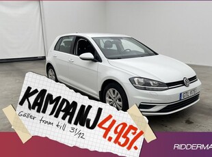 Volkswagen Golf1.0 TSI M&K-Värmare Sens 2020, Halvkombi